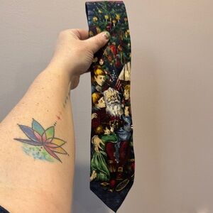 Festive American Santa Tie